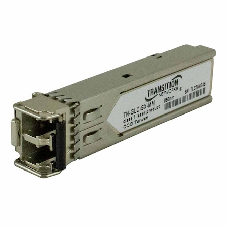 Transition Networks CISCO COMPATIBLE SFP, 1000BASE-SX 850NM (LC) MM,  TN-GLC-SX-MMRGD
